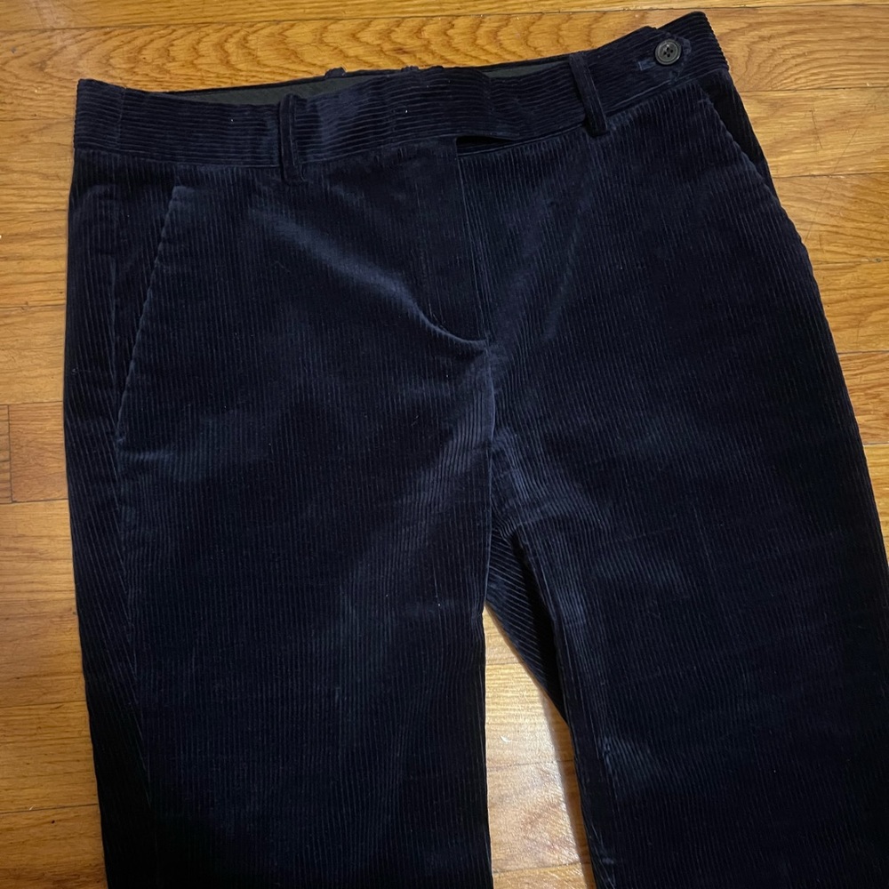 Theory size 4 blue velvet slacks